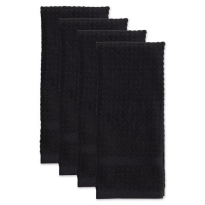 Image showing  Solid Waffle Dish Towel Set, 4 pc.