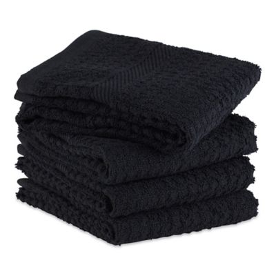 Image showing  Solid Waffle Dish Towel Set, 4 pc.