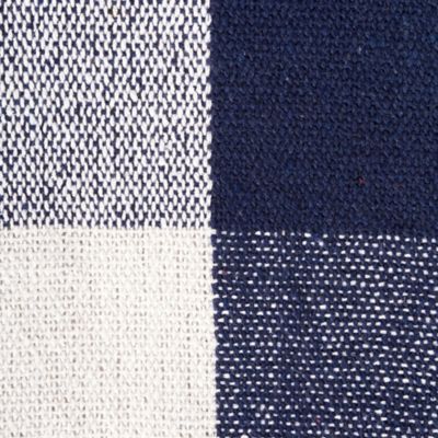 Image showing 6 th DII Cotton Buffalo Checkered Throw Blanket with Fringe, 50 in. x 60 in.