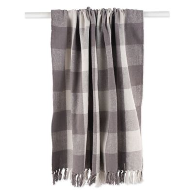 Image showing  Cotton Buffalo Check Throw Blanket