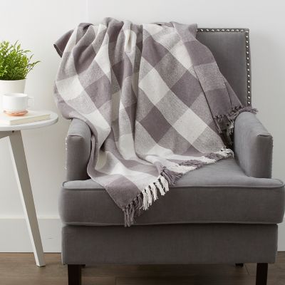 Image showing  Cotton Buffalo Check Throw Blanket