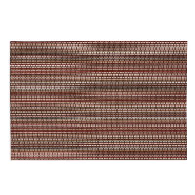 Image showing  PVC Micro Striped Vinyl Place Mats, 13 in. x 18 in., 6-Pack