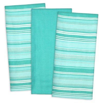 Zingz & Thingz Urban Striped Dish Towel Set, 3 pc.