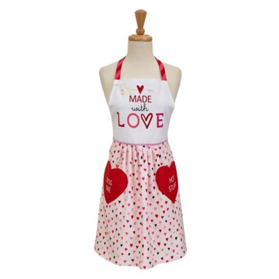 Zingz & Thingz Made with Love Print Skirt Apron