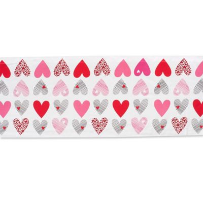 Image showing  Hearts Collage Print Table Runner