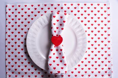 Image showing  Lil Hearts Ribbed Place Mats, 13 in. x 19 in.