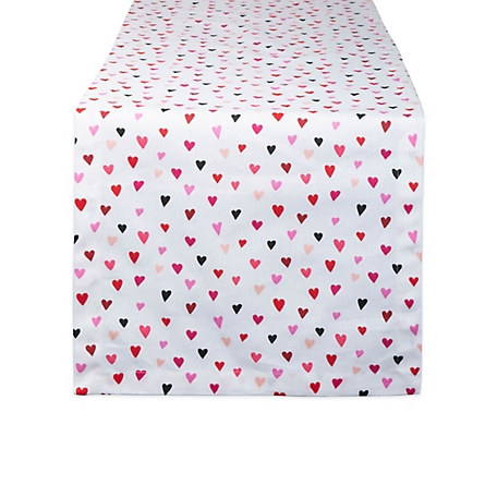 Zingz & Thingz Confetti Hearts Print Table Runner