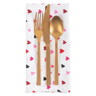 Image showing  Confetti Hearts Print Napkin, Set of 6