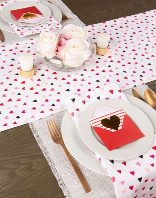 Image showing  Confetti Hearts Print Napkin, Set of 6