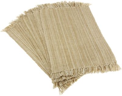 Zingz & Thingz Variegated Fringe Place Mats, 6 pc.