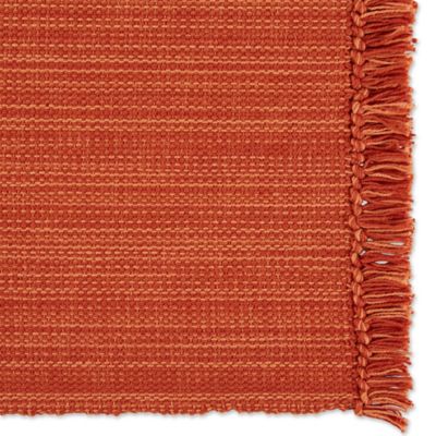 Image showing  Variegated Fringe Cotton Place Mats, 6-Pack