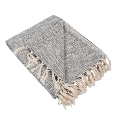 Zingz & Thingz Cotton Variegated Throw Blanket, 50 in. x 60 in.