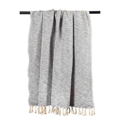 Image showing  Cotton Variegated Throw Blanket, 50 in. x 60 in.