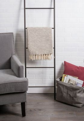 Image showing  Cotton Variegated Throw Blanket, 50 in. x 60 in.