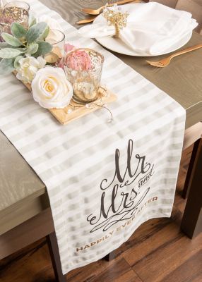 Image showing  Mr. and Mrs. Table Runner