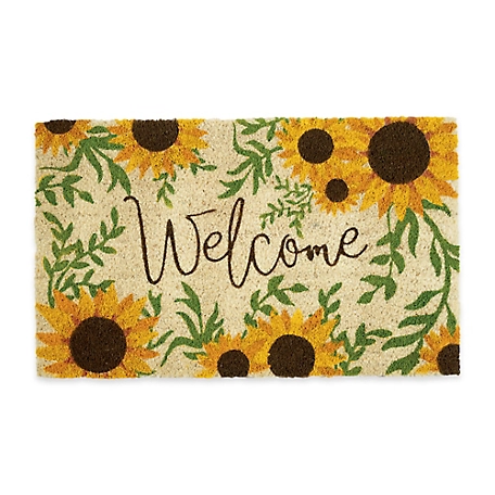 Zingz & Thingz Sunflower Welcome Doormat