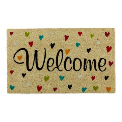 Zingz & Thingz Welcome Hearts Doormat