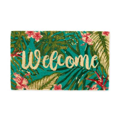 Zingz & Thingz Tropical Welcome Decorative Doormat