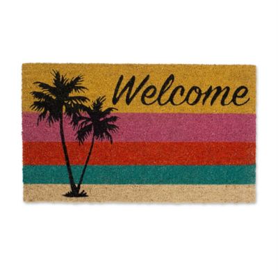 Zingz & Thingz Welcome Palm Tree Doormat