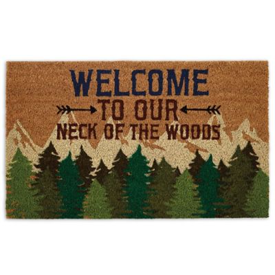 Zingz & Thingz Welcome Woods Decorative Doormat