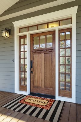 Image showing  Damask Welcome Doormat