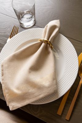 Image showing  Sparkle Stripe Dining Napkins, 6 pc.