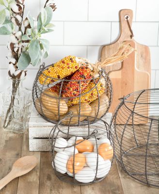 Image showing  Vintage Basket Set, Assorted, 3 pc.