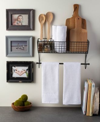 Image showing  Farmhouse Towel Rack, 17 in. x 5.5 in. x 10 in.