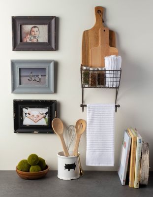 Image showing  Farmhouse Towel Rack, 17 in. x 5.5 in. x 10 in.