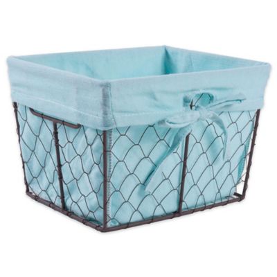 Image showing  Small Chicken Wire Basket Set, 9 in. x 7 in. x 6 in., 3 pc.