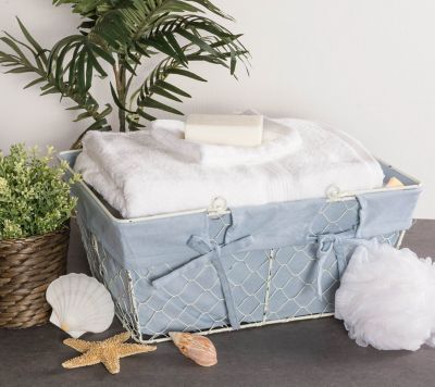 Image showing  Chicken Wire Egg Basket, 16.2 in. x 12 in. x 7.88 in.