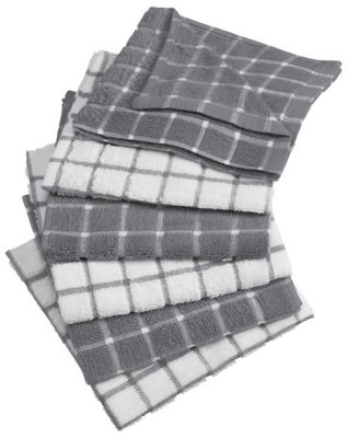 Zingz & Thingz Combo Windowpane Dishcloths, 6 pc.