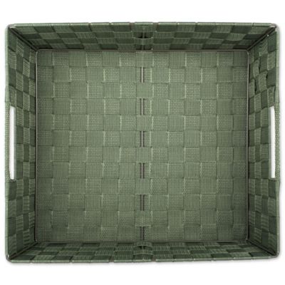 Image showing  Basketweave Trapezoid Nylon Bins, 13 in. x 15 in. x 5 in., 2 pc.