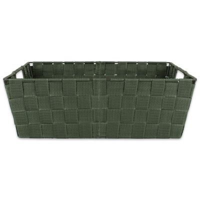 Image showing  Basketweave Trapezoid Nylon Bins, 13 in. x 15 in. x 5 in., 2 pc.