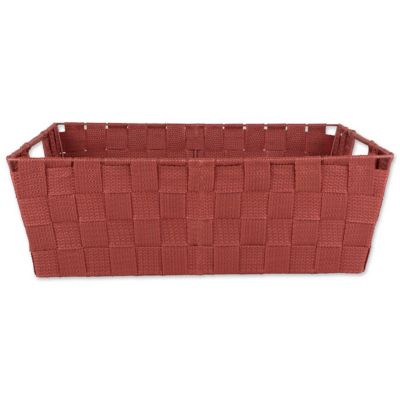 Image showing  Basketweave Trapezoid Nylon Bins, 13 in. x 15 in. x 5 in., 2 pc.