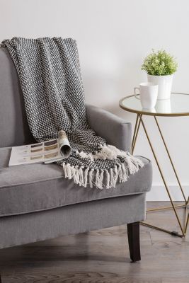 Image showing 7 th DII Cotton Woven Throw Blanket, 50 in. x 60 in.