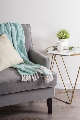 Image showing 8 th DII Cotton Woven Throw Blanket, 50 in. x 60 in.