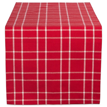 Zingz & Thingz Holly Berry Plaid Table Runner