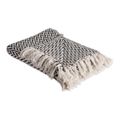 Zingz & Thingz Cotton Zig-Zag Throw Blanket, 50 in. x 60 in.