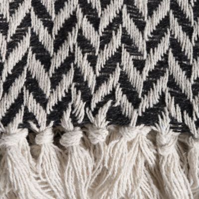 Image showing 5 th DII Cotton Zig-Zag Throw Blanket, 50 in. x 60 in.