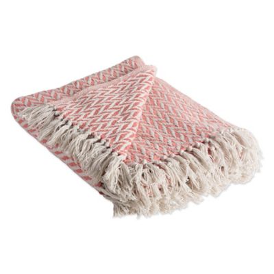 DII Cotton Zig-Zag Throw Blanket, 50 in. x 60 in.