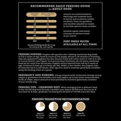 Image showing 8 th Victor High Energy All Life Stages Beef Recipe Dry Dog Food