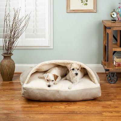Snoozer Luxury Micro Suede Rectangle Cozy Cave Pet Bed