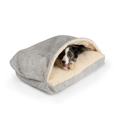 Snoozer Show Dog Premium Rectangular Cozy Cave Nesting Dog Bed