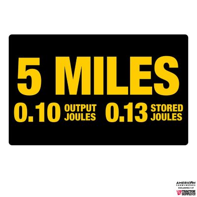 Image showing  0.1-Joule 5-Mile Solar-Powered Fence Energizer