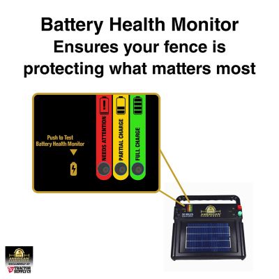 Image showing  0.5-Joule 30-Mile Solar-Powered Fence Energizer