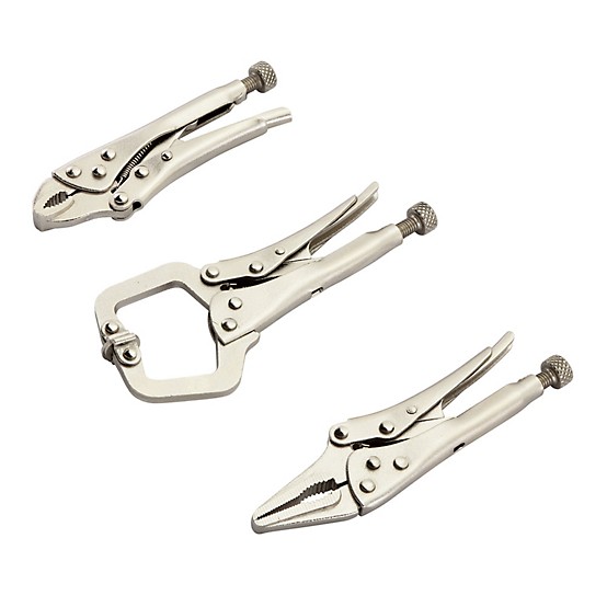 Mini Locking Pliers Set, 3 Pc. Mini Locking Pliers Set, 3 Pc.