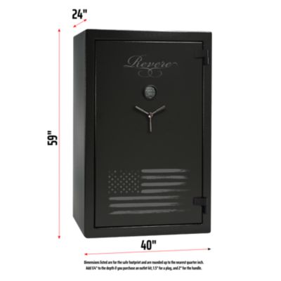 REVERE Liberty 72 Gun Safe with 60 Minute E-Lock, RV72-BKT-E-DP at Tractor  Supply Co.