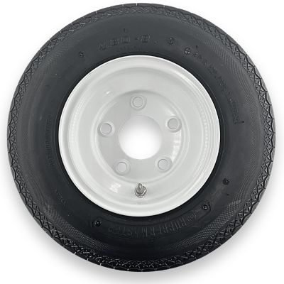 RubberMaster 4.80-8 4-Ply Highway Rib Tire and 5 on 4.5 Stamped Wheel Assembly