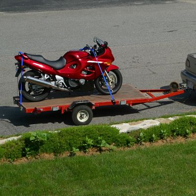 Image showing  4.80-8 6 Ply Highway Rib Tire and 4 on 4 Stamped Wheel Assembly